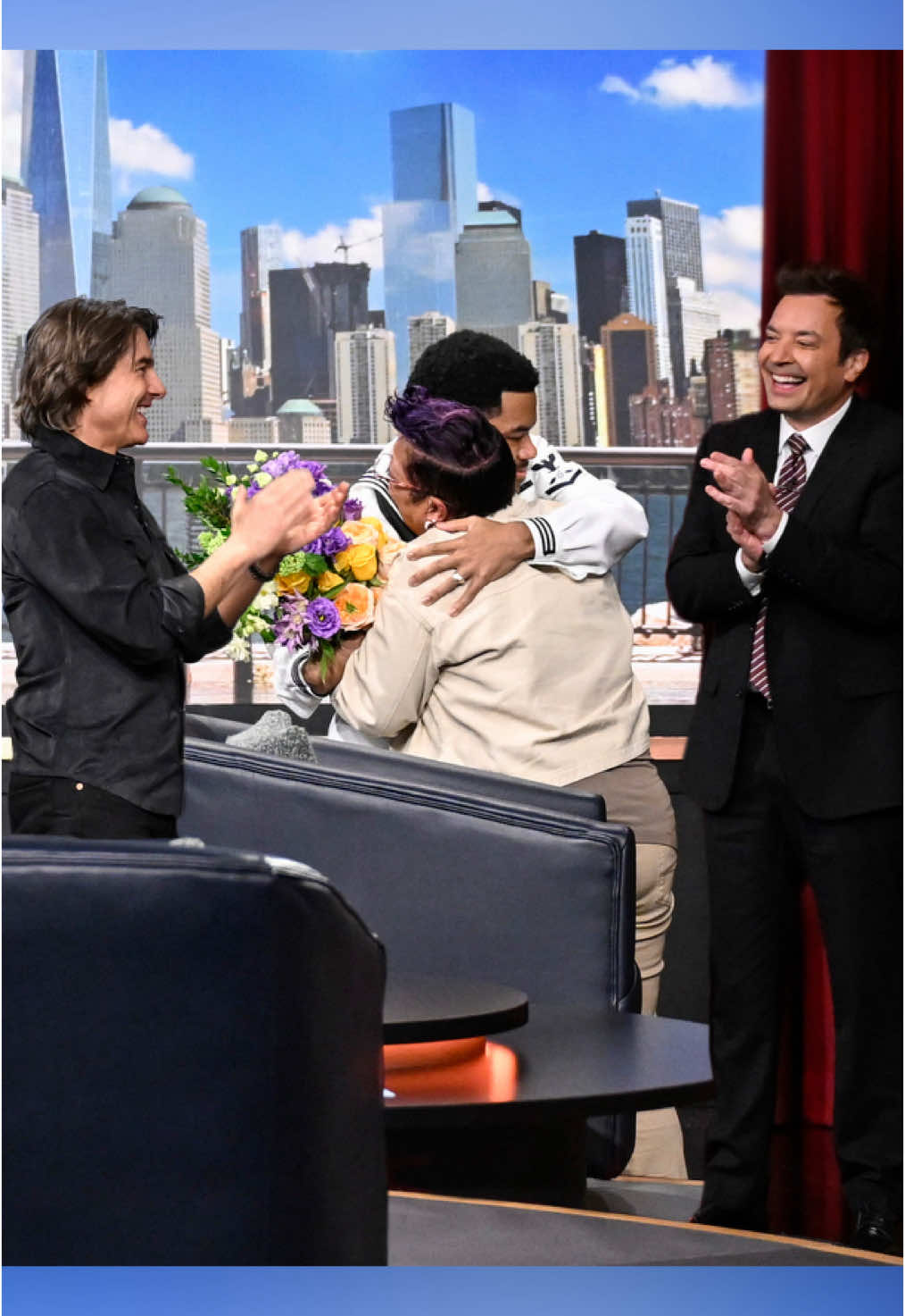 It was a great honor to reunite Shontavia with her son Bruce who's been stationed in the Navy, with a little help from the one and only Tom Cruise!!! What a life.