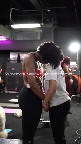 That community of women and Christian friendships you were praying about is ATL sis 🥳 Come join us for Christ Centered fitness events for women who love God and gains ✨ Next class: SUNDAY SERVICE on 6/1 at 8:30am  📍: Loft Athletic Club 