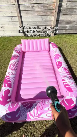 Welp, you know where to find me. #tanningpool #poolfloat #inflatablepool #summermusthaves 