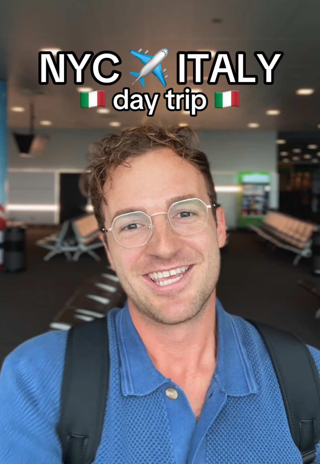 My new roman empire is that Italy is a day trip from NYC 🗽✈️🇮🇹