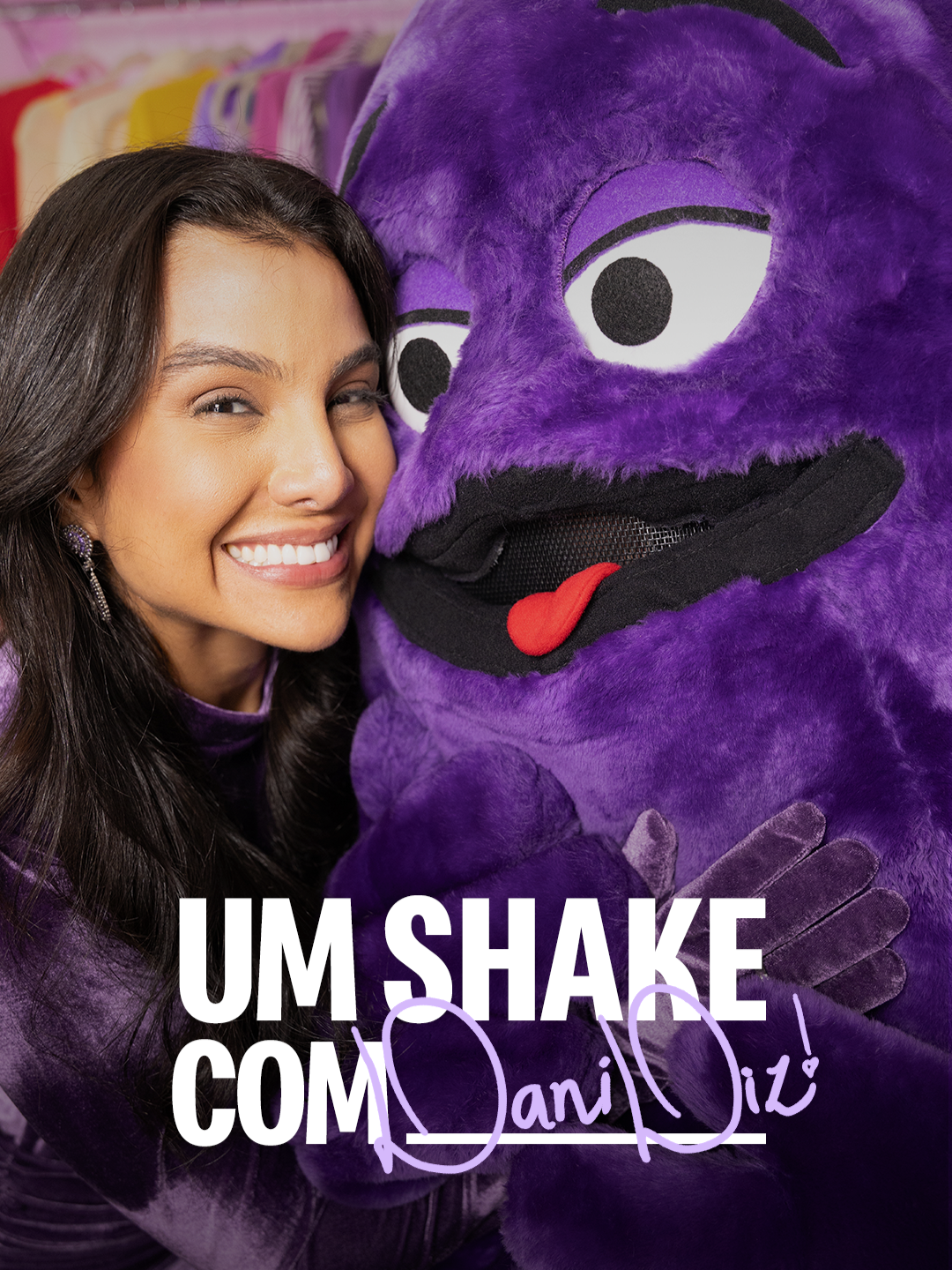a @daniellediz saabe que ammo roxo, née?! 💜