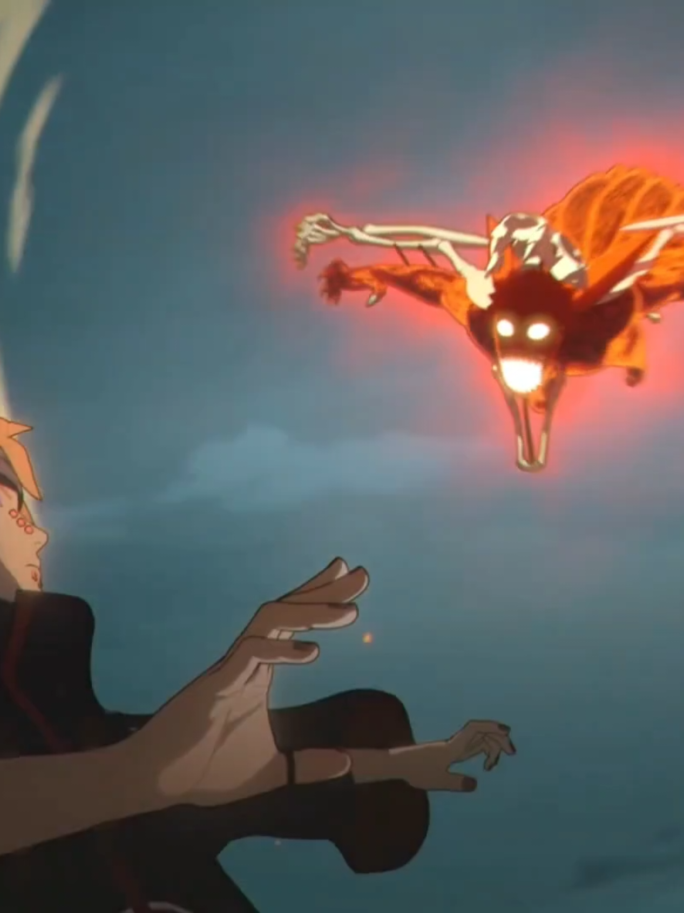NARUTO VS PAIN! CGI ANIMATION  #naruto #pain #kurama #anime #narutoshipuden 