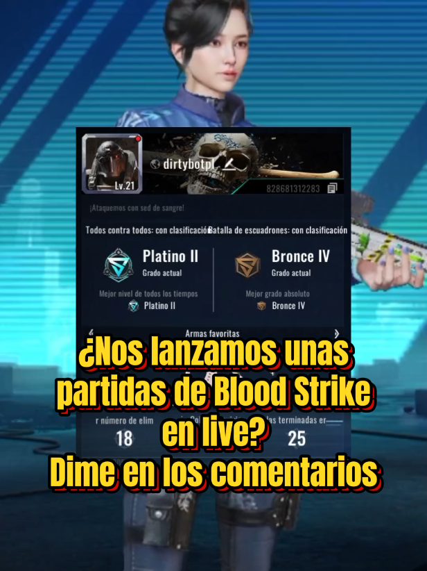 ¿Quién se anima? 🤔😈 #dirtybotplays #bloodstrike #bloodstrikevenezuela 