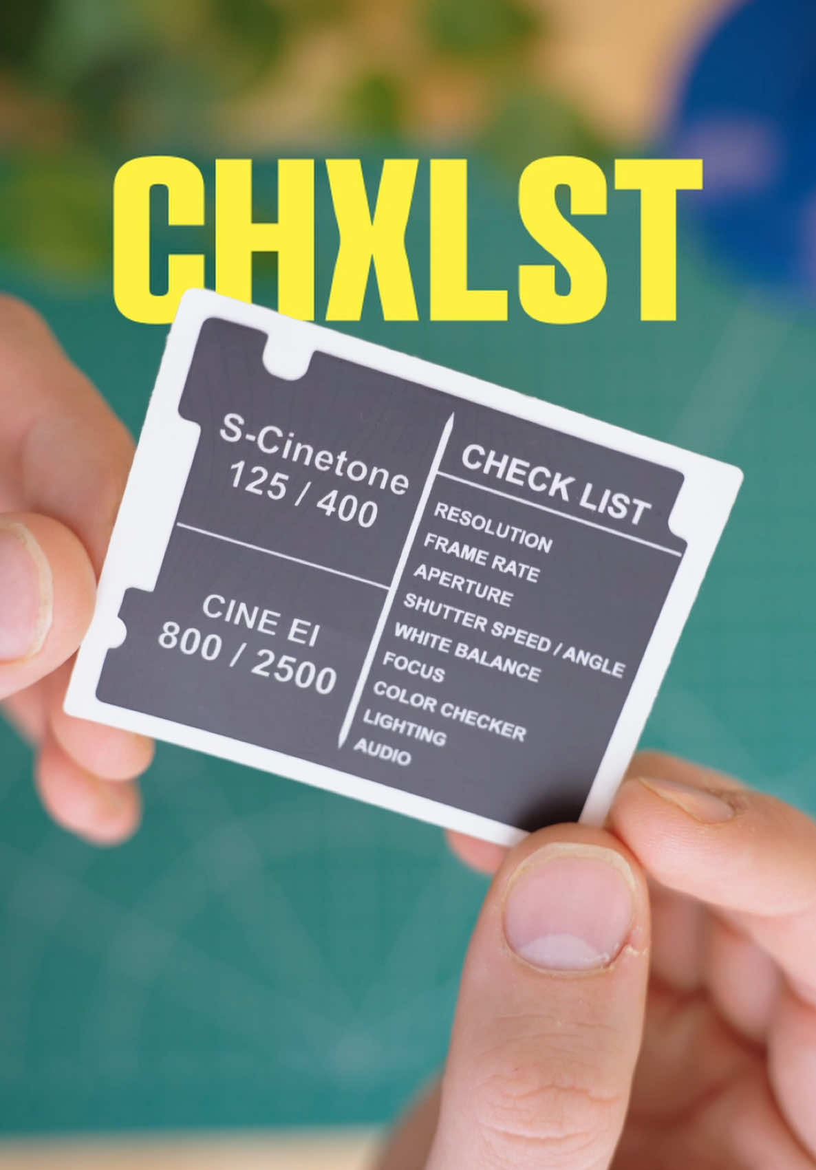 Really love this CHXLST Check List Sticker for my Sony FX30. I’m a extreamly forgetful person, so having these reminders in front of me at all times is a huge help!