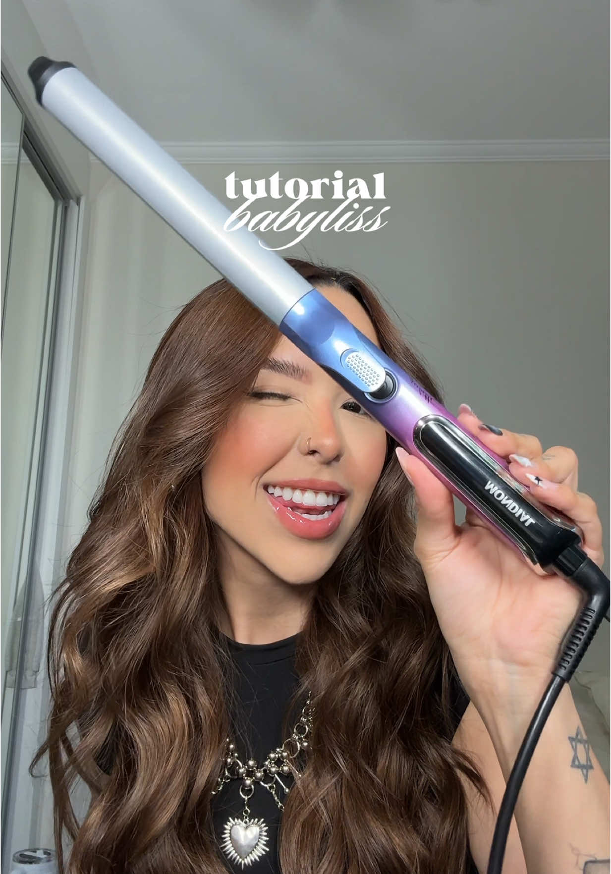mais um tutorial atualizado pq o babyliss é novo 💋🍒 #babyliss #tutorialbabyliss #babylissjuliette 