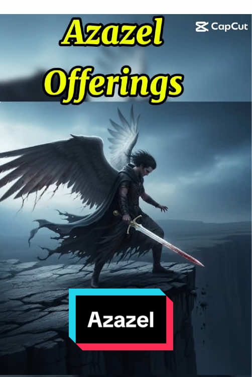Popular offerings for Azazel. #Azazel #witchtok #demonicdivine #azazelofferings #witchcraft 