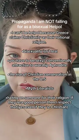 What’s some propaganda you refuse to fall for I genuinely curious.  #fypシ #hellenicpagan #hellenicpolytheist #hellenicpolytheism #hellenismos #aphrodite #lgbtq #bisexual🏳️‍🌈 