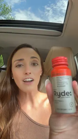 I’m awake now! Thanks, @Ryde: ❤️‍🔥 #ryde #drinkryde #naturalcaffeine #ginseng 