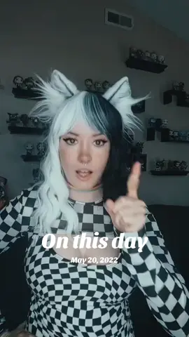 #onthisday 🤣🤣🤣🤣 #catgirl #neko #alternativegirl #trinitykatze #uwu #nekogirl #cosplayer 