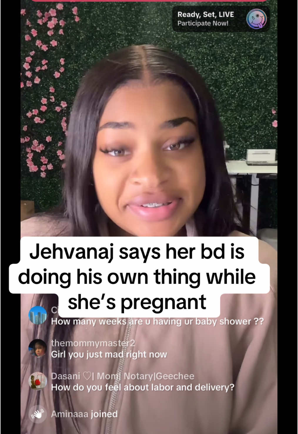 It is what it is #jehvanaj #pregnant #babydaddy #fyp #tiktoktea 