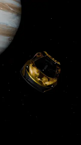 Golden McLaren in Jupiter 😮‍💨 #mitovfx #hypercar #supercars #sportcars #caredit #cartiktoks #car #viraledit #fyp #mclaren #blender3d #space #120fps #trend 