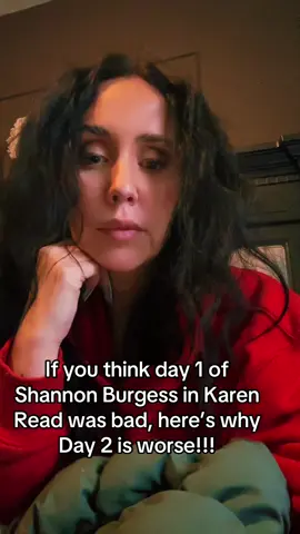 If you thought day 1 with Shannon Burgess in Karen Read was bad, wait until you hear about Day 2! #greenscreen #KarenRead #KarenReadTrial #LawyerBreakdown #TrialTwist #LegalAnalysis #DefensePerspective #truecrimetok #TrueCrimeTikTok #TrueCrimeCommunity #LiveAt6 #truecrime #CourtroomUpdate 