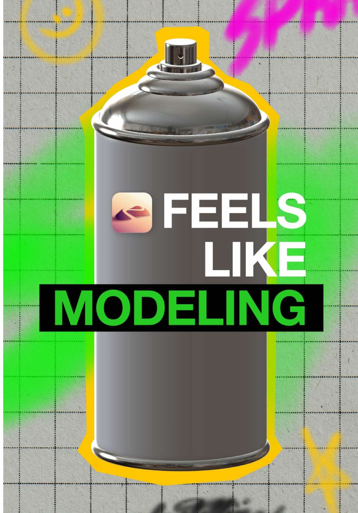 Modeling a Spray Can like a Boss in Nomad Sculpt #arttips #3Dmodeling #artprocess 