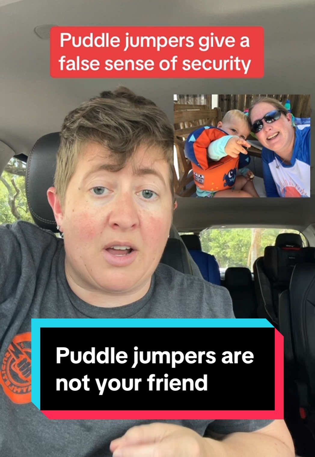 Puddle jumpers create a false sense of security around pools and can put kids at risk for drowning. Swim lessons are one layer of protection to keep kids safe around water. There are free or reduced cost lessons available in many communities #puddlejumper #pool #drowning #parents #watersafety #florida Disclaimer: For educational and entertainment purposes only and should not be regarded as medical advice or replace the advice of your physician