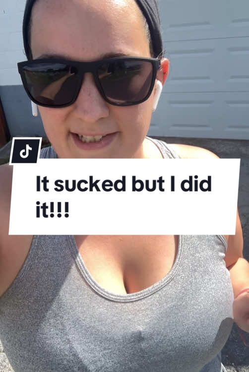 I absolutely hated my run today and wanted to give up after 5 minutes but I didn’t!! It sucked but I did it. #runtok #runtokcommunity #Running #momof4 #halfmarathon #halfmarathontraining #runningmom #4miles 