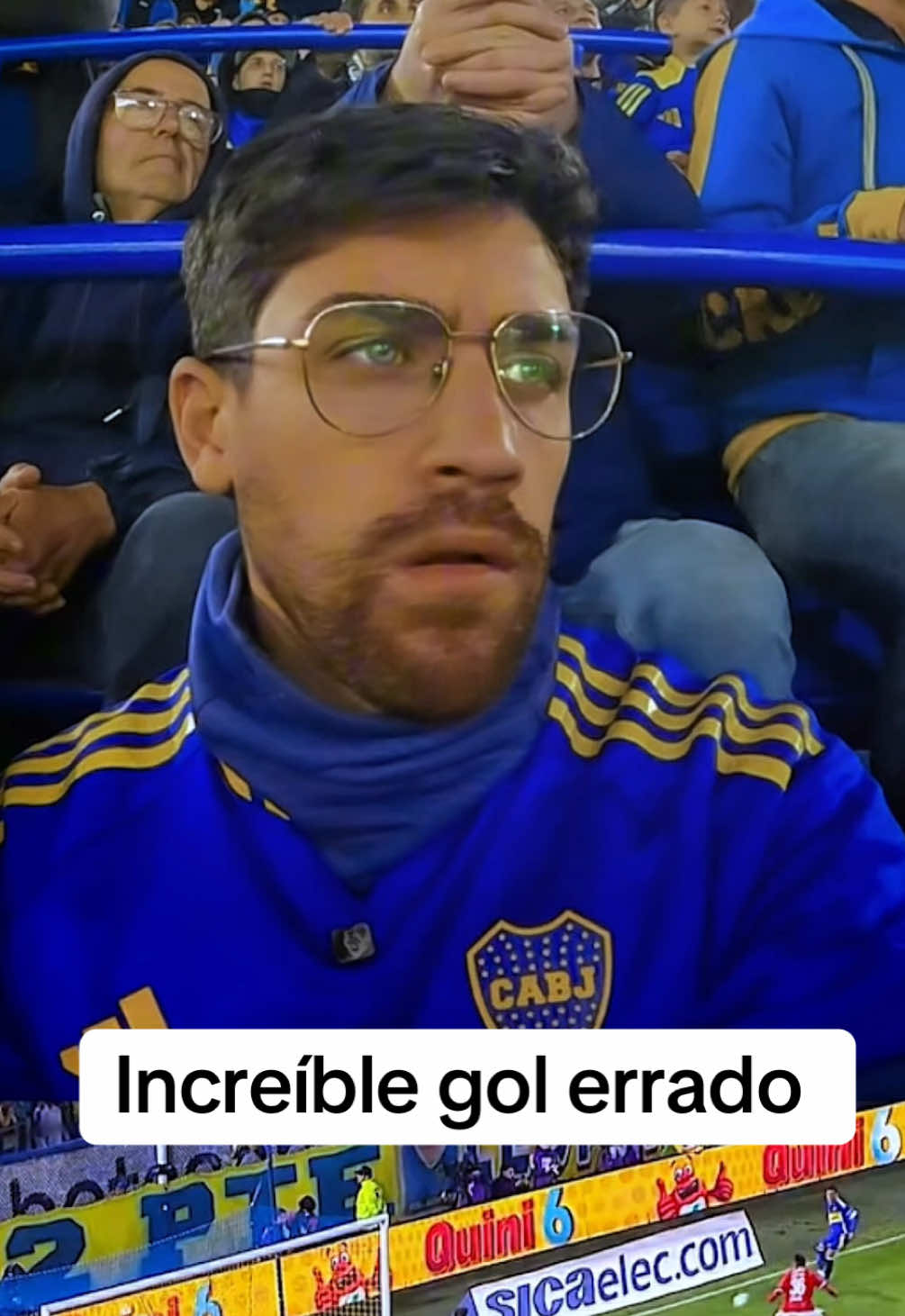 Como te vas a errar esto? #boca #bombonera #palacios