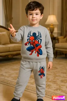 Setelan Anak Laki Laki Baju Setelan Sweater Joger Gambar Spiderman Usia 1-6 Tahun #setelananak #bajuanak 