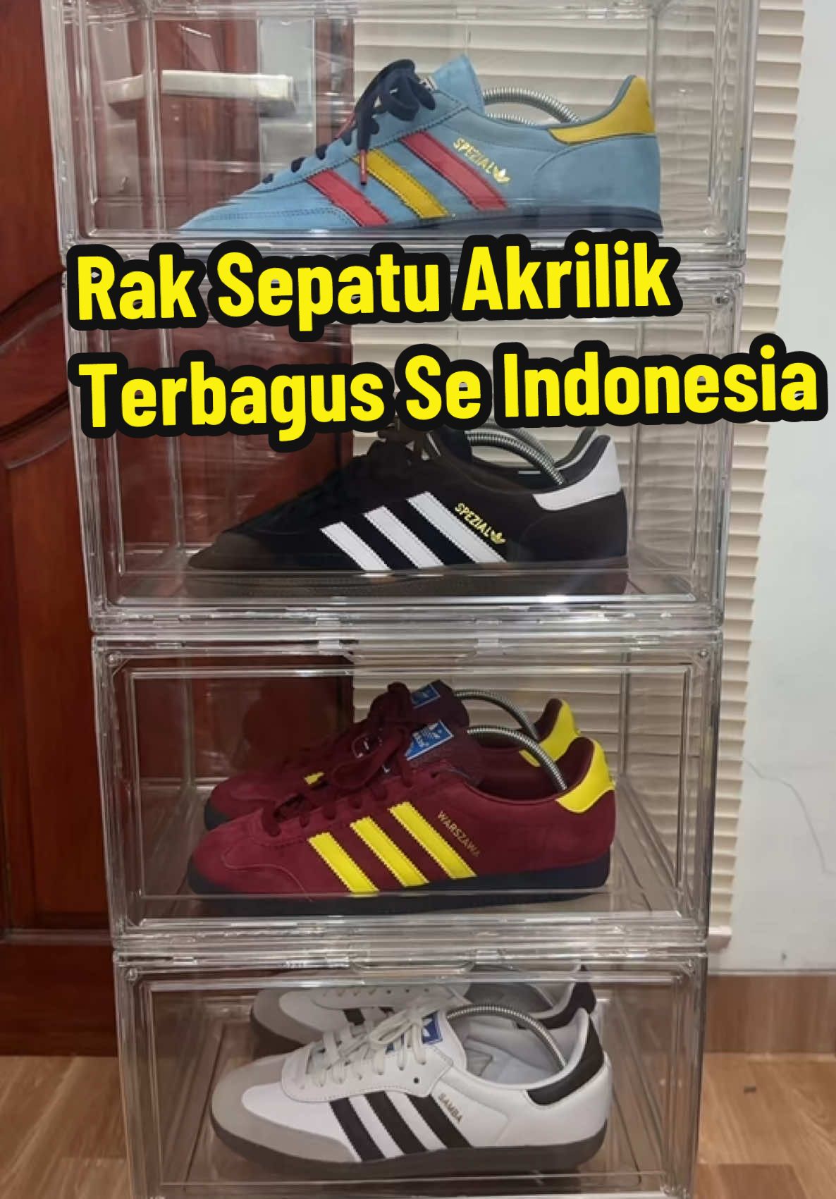 #raksepatususun #raksepatuakrilik #tempatsepatu #tempatsepatususun #raksepatuakrilik #samba #spezial #warszawa #sepatuadidas #casual #casualstyle #catoksepatu #shoetree 