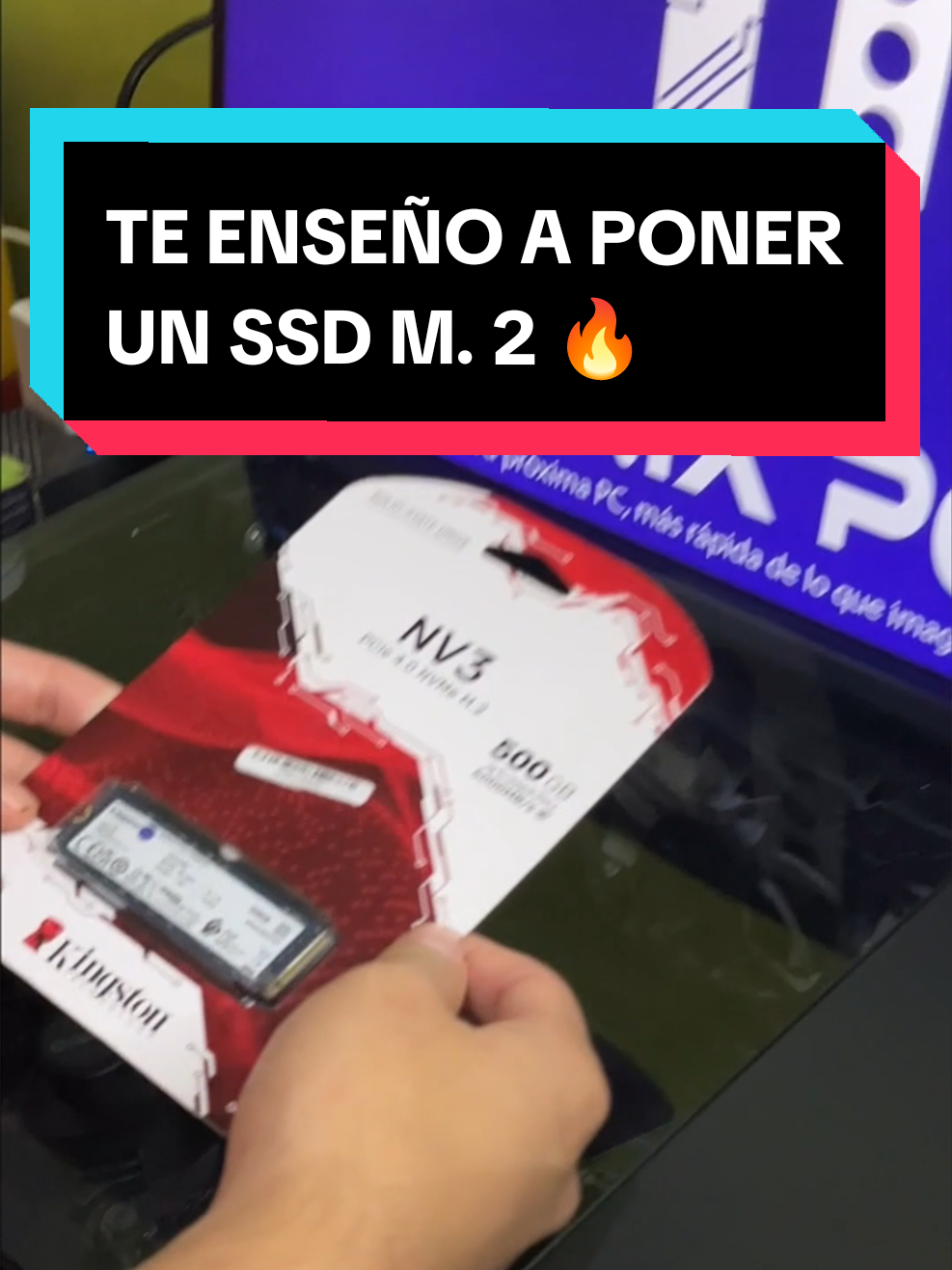 TE ENSEÑO A PONER UN SSD M.2  A TU PC 🔥💪🏻!!#fyp #paratiiiiiiiiiiiiiiiiiiiiiiiiiiiiiii  #ssd #kingston #pcgaming 