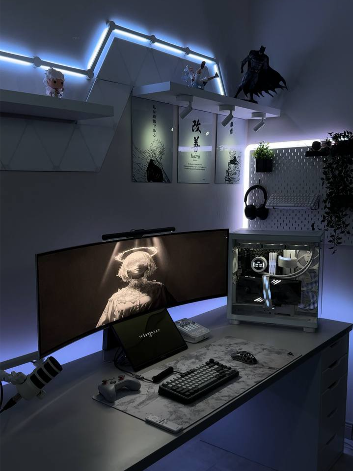 السيت الابيض الافضل دائماً - #pcgaming #setupgaming #viral #fypシ゚ #setup #fyp #تصويري #foryou #pc #gamingsetup #pcbulid #whitesetup #سيت_اب #بي_سي #سيت_اب_انس