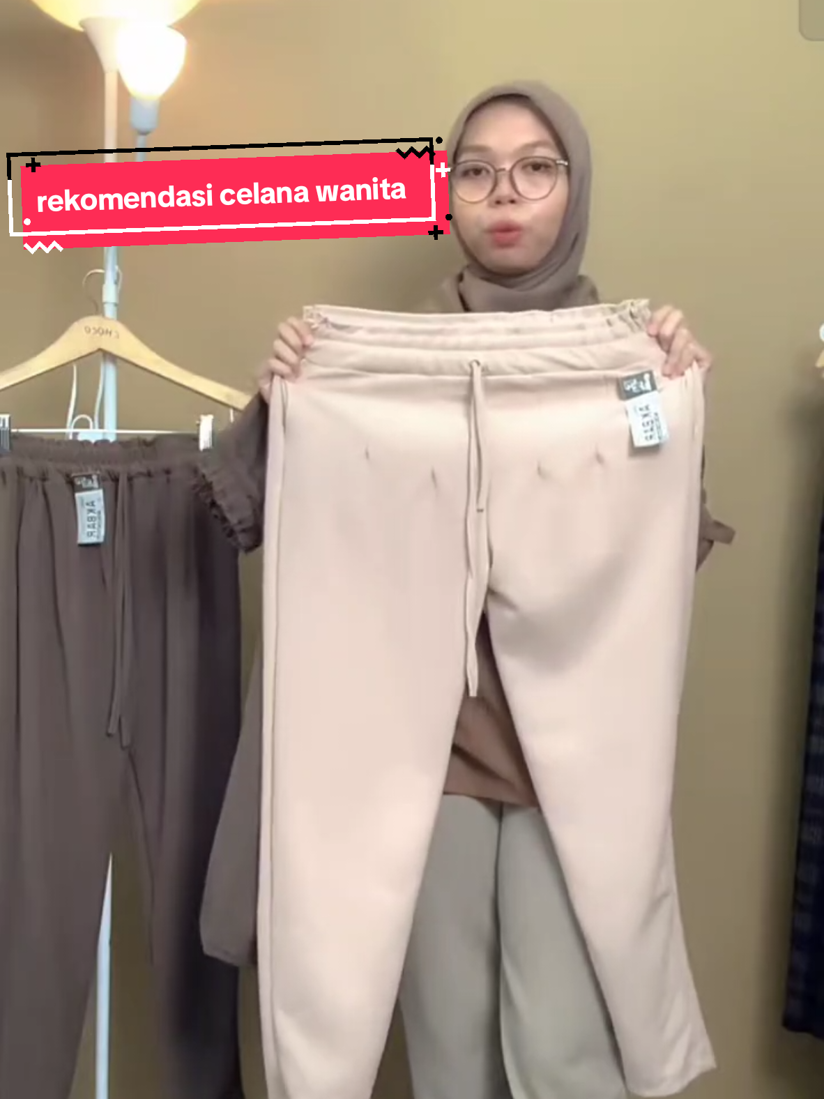 RIB KNIT BAGGY PANT WANITA #celanawanita #celanaknit #celanawanitajumbo #celanapanjangwanita 