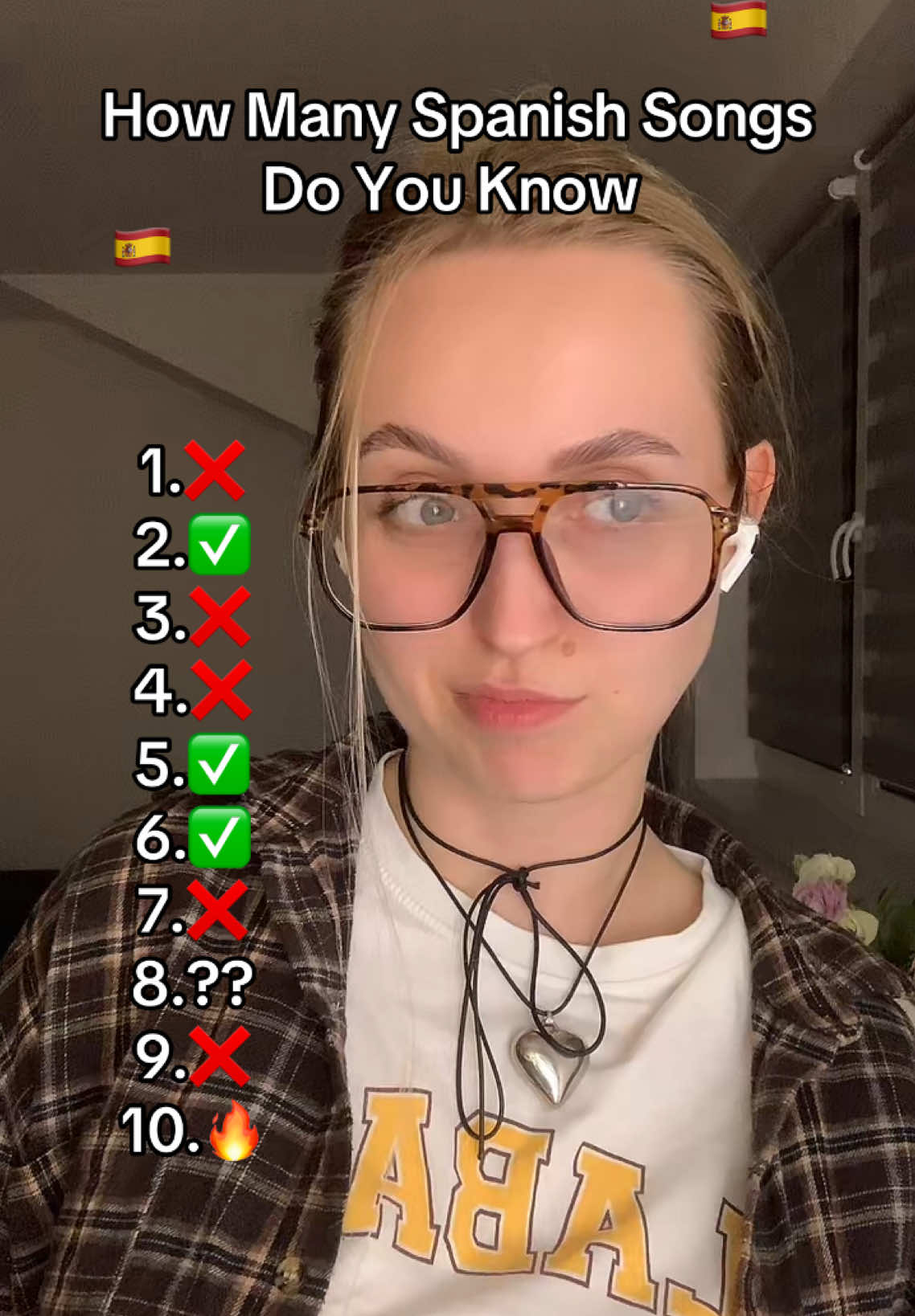Well.. I realy love Spanish songs 🥵#howmanysongsdoyouknow #spanishtiktok #spanishsongs #songchallenge 