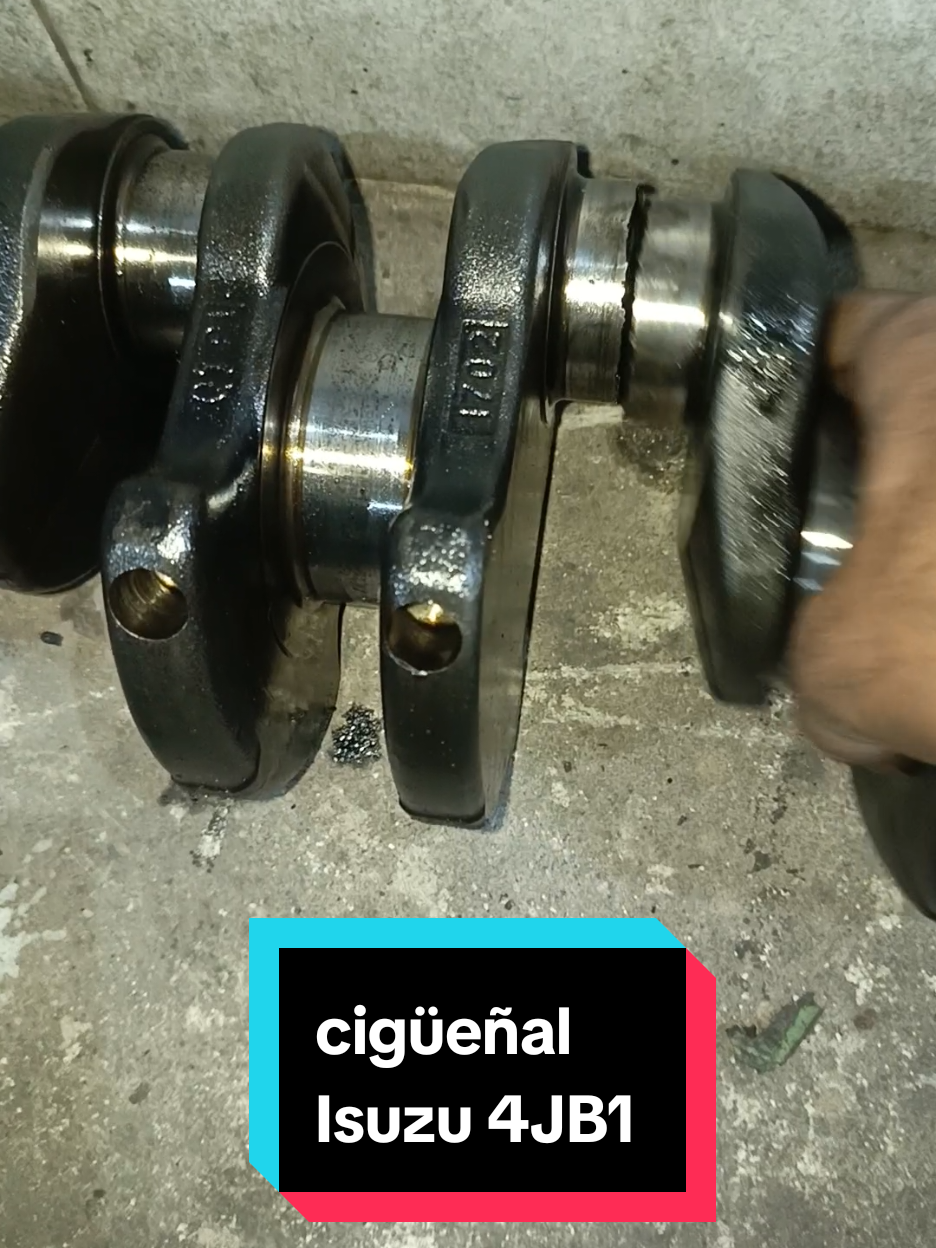 Diagnóstico de cigüeñal de Isuzu 4JB1 #recticulataslasolucion #palmundo #Viral #soloparati #isuzu4jb1 