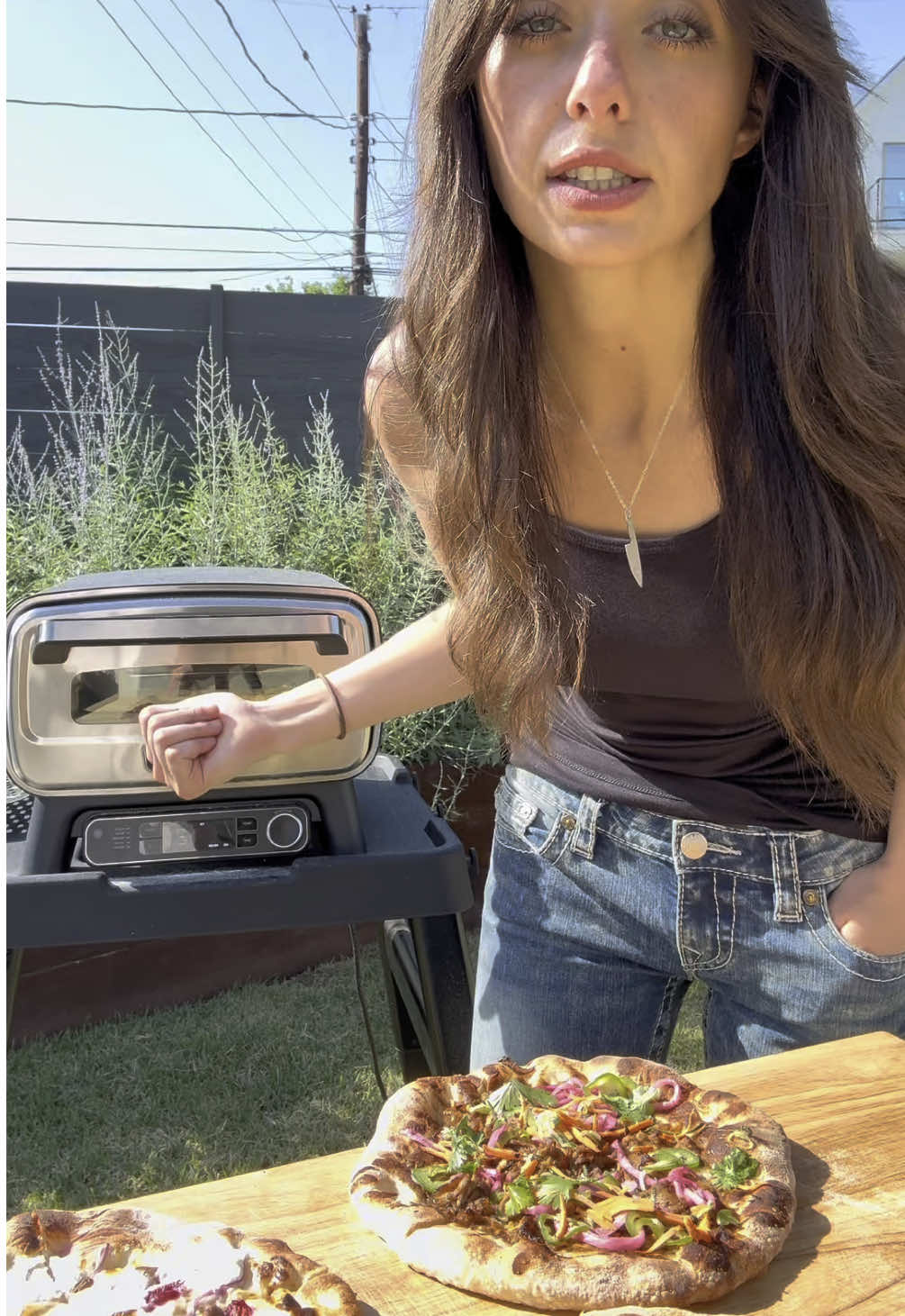 Trying your weirdest pizza combos with @Ninja Kitchen artisan  Get ur #ninjaartisan pizza oven at the link in my bio for all your strange pizza needs 