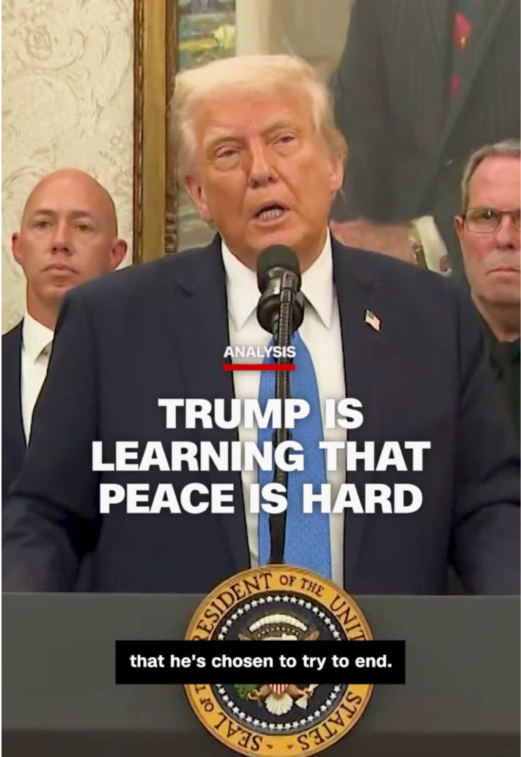 The Nobel Peace Prize hasn’t been far from Trump’s mind, with him saying in February, “I deserve it, but they will never give it to me.” But as CNN’s @jimsciutto points out, today’s global conflicts are proving hard to keep a lid on. #cnn #news #politics #peace #trump #worldpeace 