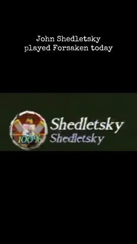 the real john shedletsky has played forsaken today!!! its so surreal seeing him play as himself😭 #fyp #forsaken #forsakenroblox #shedletsky #roblox 