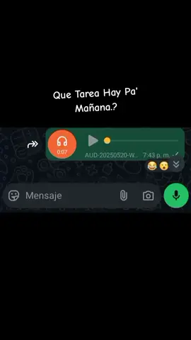 Que tarea hay para mañana??.  #paratiiiiiiiiiiiiiiiiiiiiiiiiiiiiiii #audioswhatsapp #audiosvirales #😂😂😂 #😂 #audios #whatsappstatus 