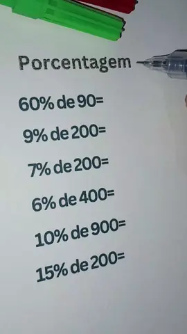 Porcentagem. #enem  #mathematik  #agoravocêsabe  #maths  #matematica 