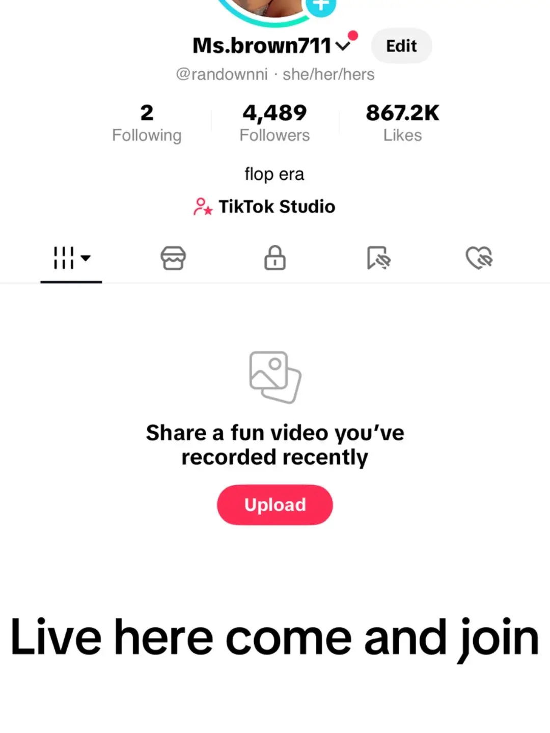 Live here come join