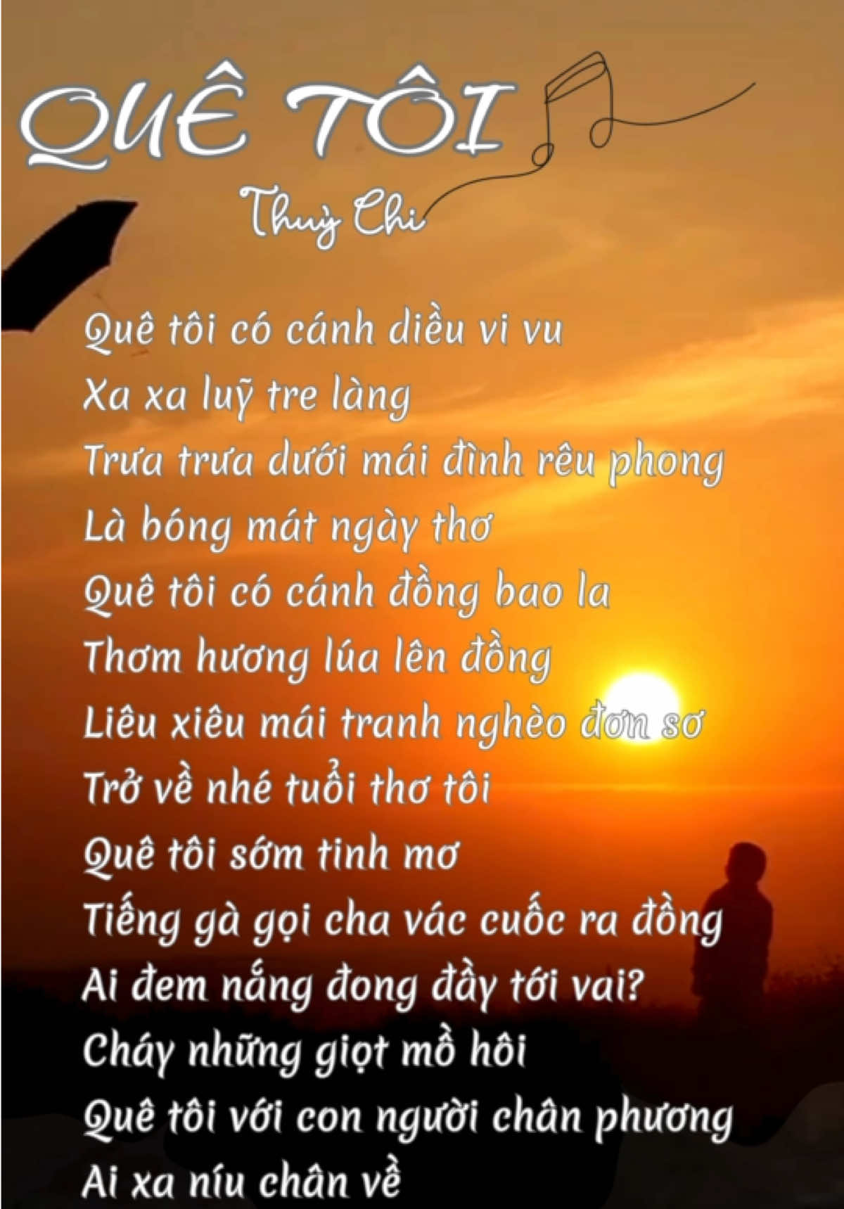 “Quê tôi” - bài hát gợi nhớ bao kỷ niệm ❤️                                                    #meberuoc #quetoi #thuychi #giaidieuquehuong 