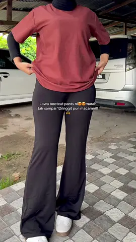 tak iron pun herlok wey dahla kain lembut#pants #bootcutpantviral #bootcutpants #seluarmurah #seluarbootcut 