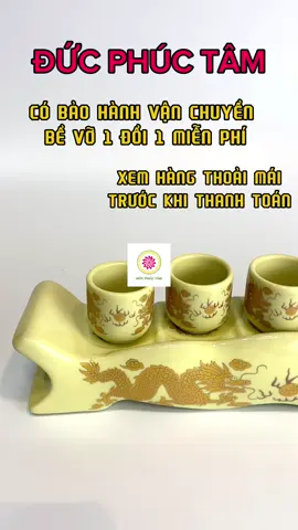 Bộ kỷ thờ cúng men vàng kim bát tràng cao cấp #ducphuctam #dotho #gomsubattrang #thantai #kyngai#kycong