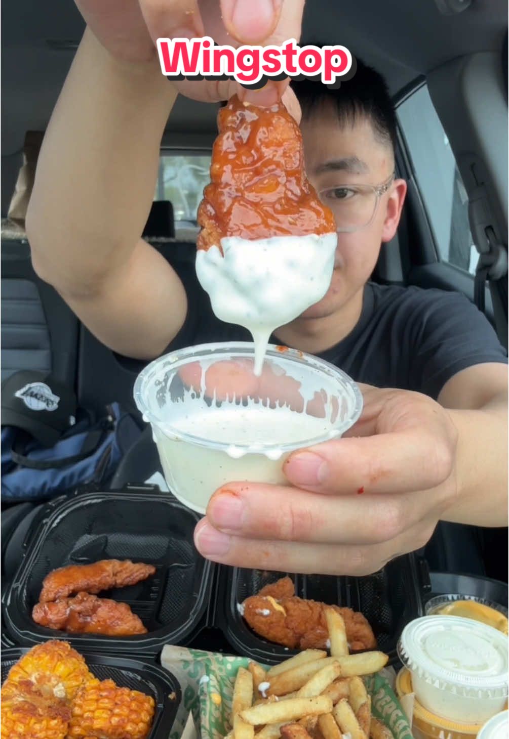This is your sign to get @Wingstop 🔥 #food #Foodie #foodreview #wingstop #chicken #mukbang #asmr #tastetest #fastfood #fyp #eating 