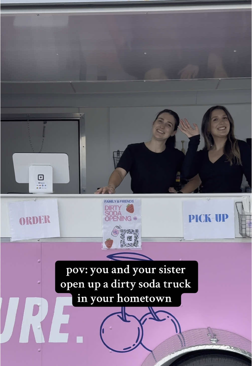 “This is what dreams are made of” – Hilary Duff 🥹❤️ - My sister and I took a leap and opened up a dirty soda truck right here in Langley, B.C.!  Last Saturday was our very first pop-up, and we were blown away by how many of you showed up — so many even mentioned you saw us on TikTok! We’re forever grateful that the algorithm brought us together and that we get to share something fun and trendy with our hometown. Thank you for all the love and support — we can’t wait to see you again this Sunday! 🍓⭐️ #dirtysoda #PopCultureDrinks #SmallBusiness #langleybc 