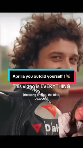 Aprilia you ate down with this video! @MotoGP™ @Marcobez72 @Aprilia Racing #motogp #motorsports #f1 #marcobezecchi72 #greenscreenvideo 