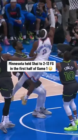 😮😮😮 #nbaonespn #shai #thunder #timberwolves #nbaplayoffs 