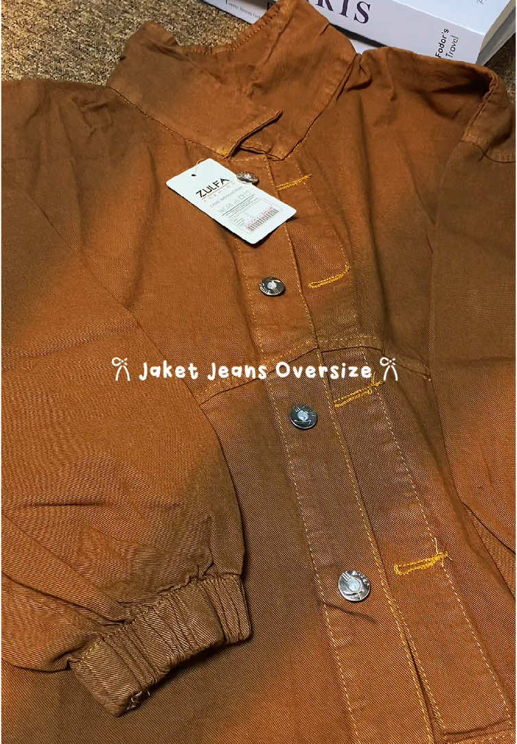 jaket jeans oversize lengan balon #fyp #jaket #jaketjeans #jaketjeanswanita #jaketjeansoversize 