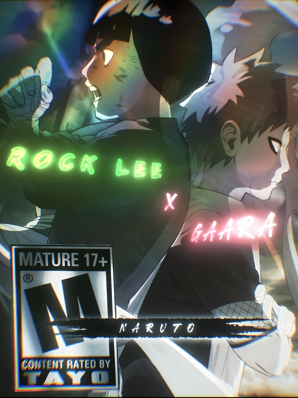 Rock Lee vs Gaara - MMV | SONG: mercury - slowed | #gaara #rocklee #narutoshippuden #mangaedit #MMV #editzbetayo #tayoexp 
