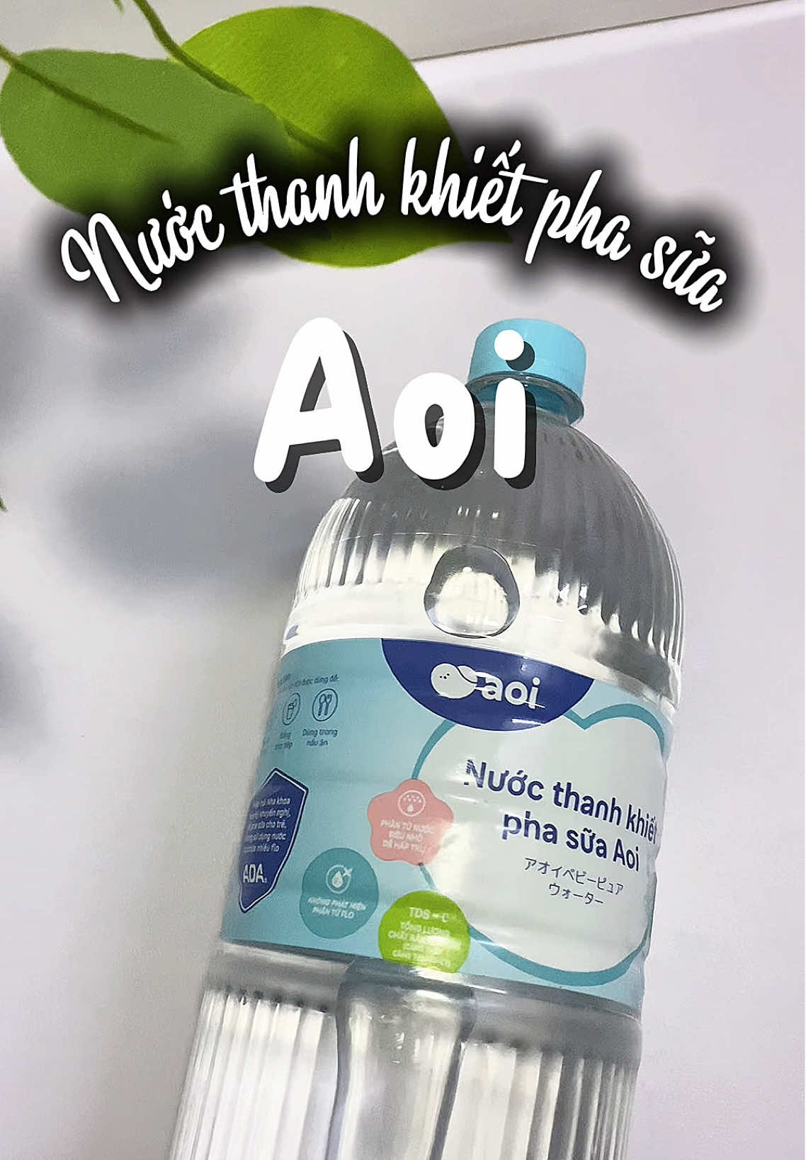 Nước thanh khiết pha sữa Aoi. Các mẹ đã thử chưa? #Aoi #sharecaresharelove #nuocphasuaaoi #mevabe 