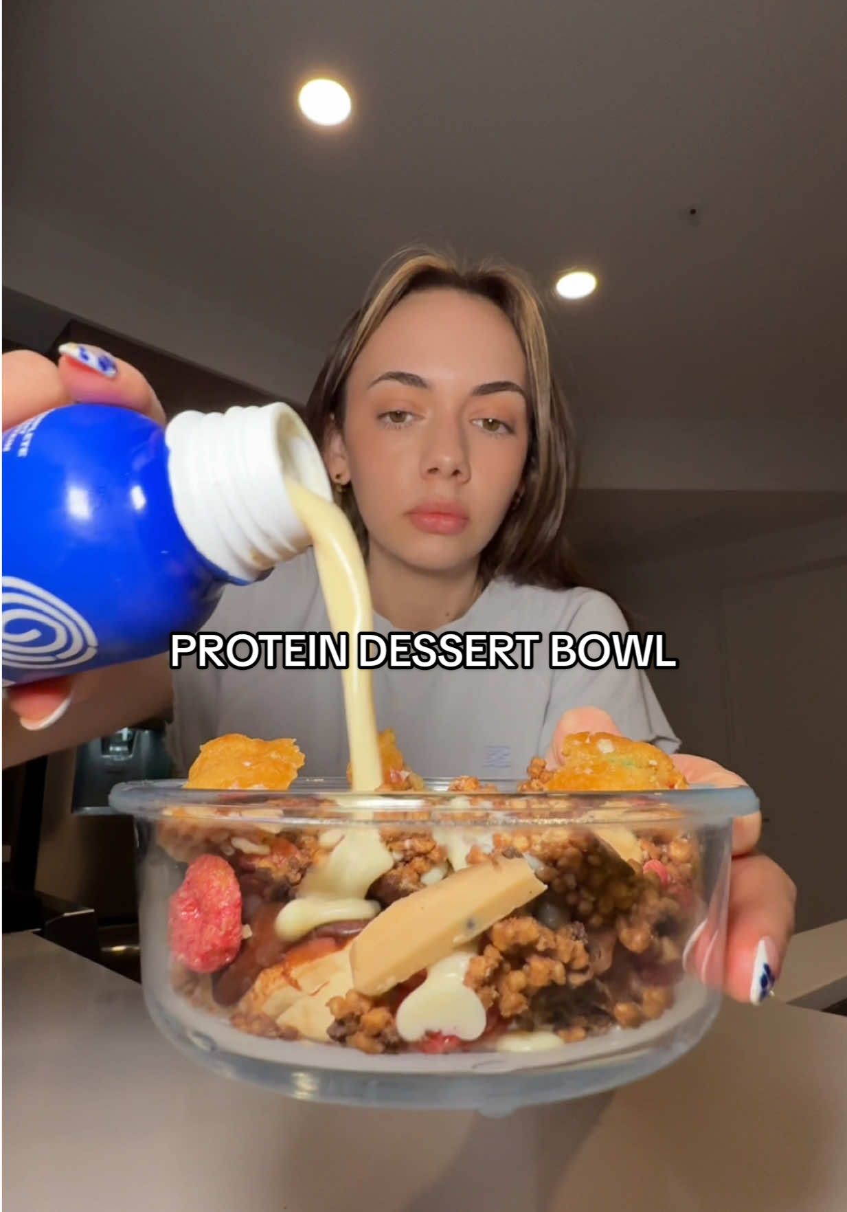 PROTEIN dessert bowl!!! #dessert #dessertbowl #protein #proteindessert #proteinsnack #snacks #snackbowl #sweets #sweettreat @Bake It By Angie @Legendary Foods @Three Wishes Cereal @drinkkoia @Clean Simple Eats @fitbutters @Hormbles Chormbles @Prime Bites Protein Treats @EatMezcla @Protein Pints @Enlightened 