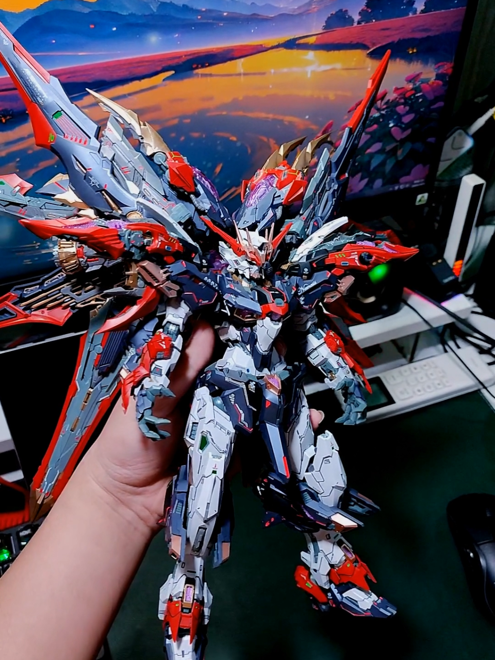Nemesis complete... chắc đây là mẫu kit trung đáng đồng tiền nhất ở thời điểm hiện tại 😍 #nemesis #skydefender #gundam #gundamtiktok #mohinhlaprap #mohinh #viral 