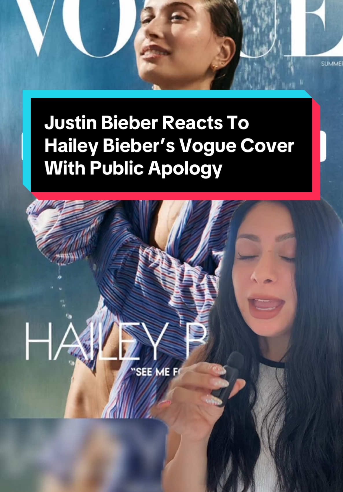Justin Bieber Reacts To Hailey Bieber’s Vogue Cover With Public Apology #justinbieber #haileybieber #beliebers #justinhailey #TikTokFilmTVCompetition #riristea #rivetsoro 