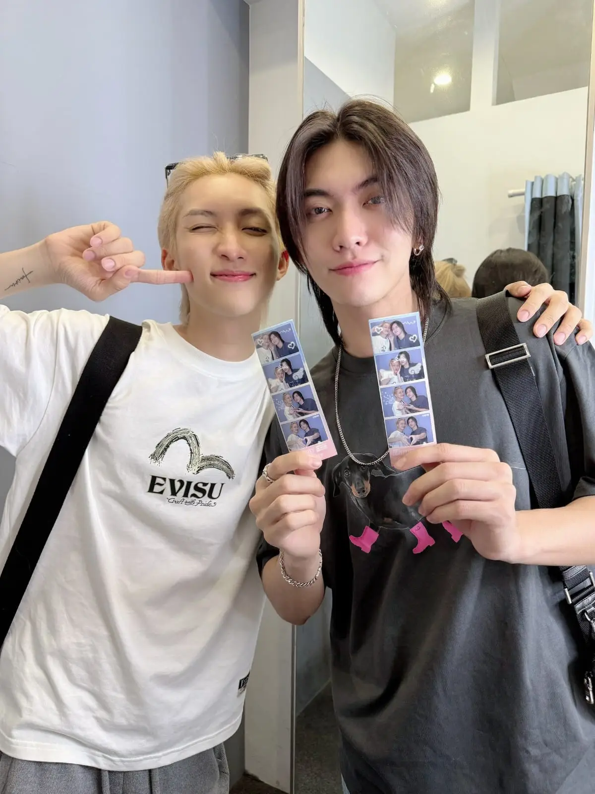 THEY'RE LOOKING SO BOYFRIEND!!! #Bosschaikamon #MagentaBoy #ShawtyBoss #MagentaBoy #BoNoh #BossNoeul 