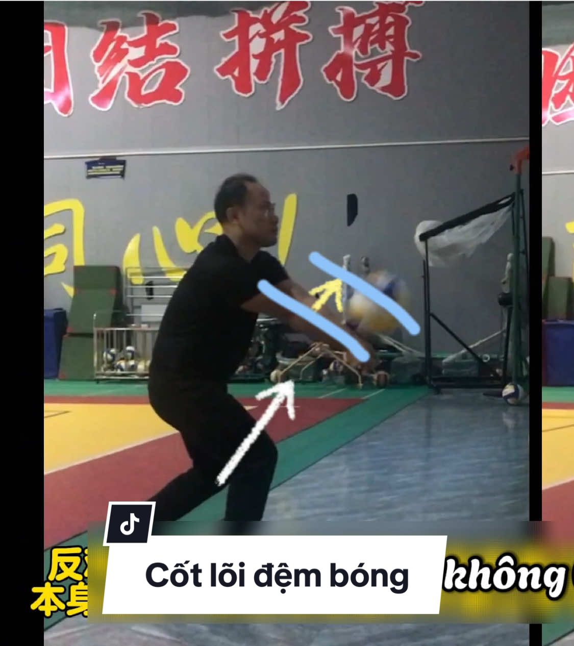 Cốt lõi của kỹ thuật đệm bóng #bongchuyen #volleyball #sportsontiktok #huongdanbongchuyen 