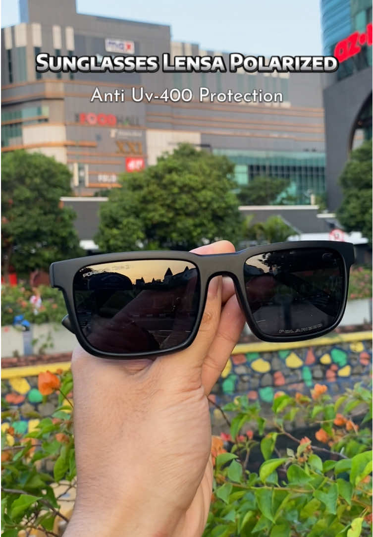 Kacamamata sunglasses uv-400 protection anti silau siang dan malam #kacamatapria #kacamatapolarized #sunglasses #kacamatahitam #fyp 