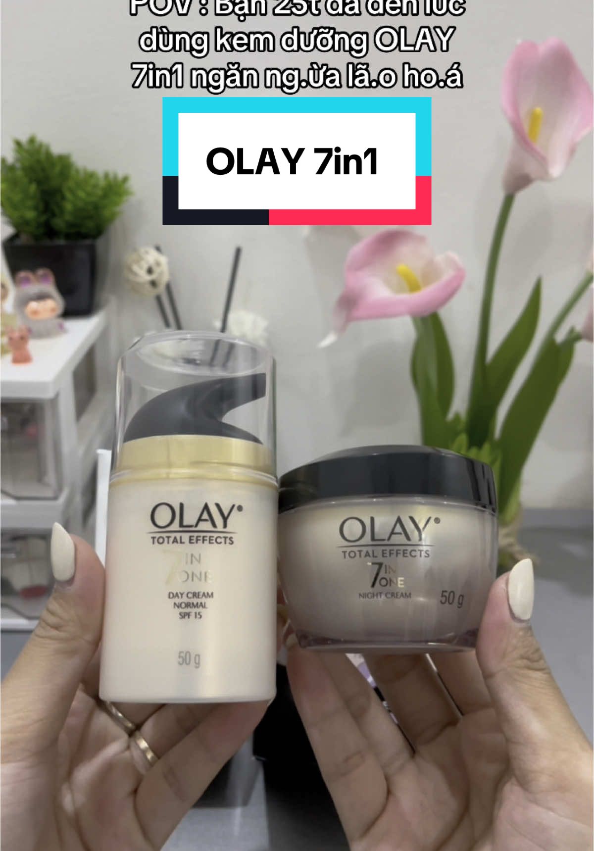 Chăm sóc da cùng OLAY Total 7in1 #olay#olaythailand#olaytotaleffects#olay7in1#skincare#kemduongda#chamsocda#goclamdep#tiplamdep#xuhuong#foryou  
